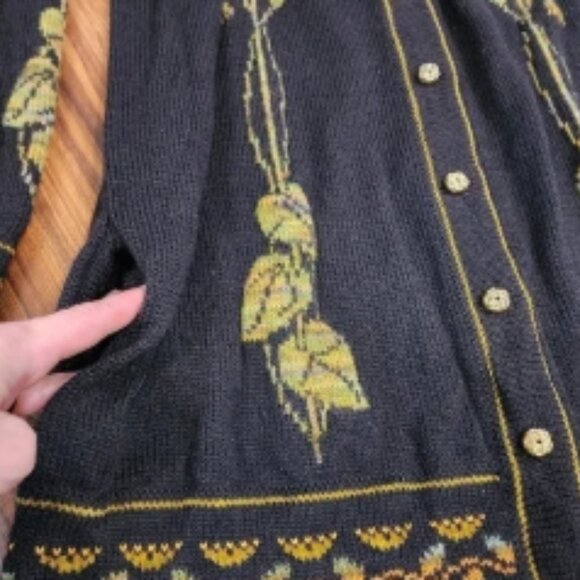 Vtg Maureen Goldie Designs 100% Pure Wool Sweater - Picture 2 of 6